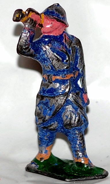 WW1 Soldat de plomb creux Fanfare Poilu joueur de saxophone - eBay